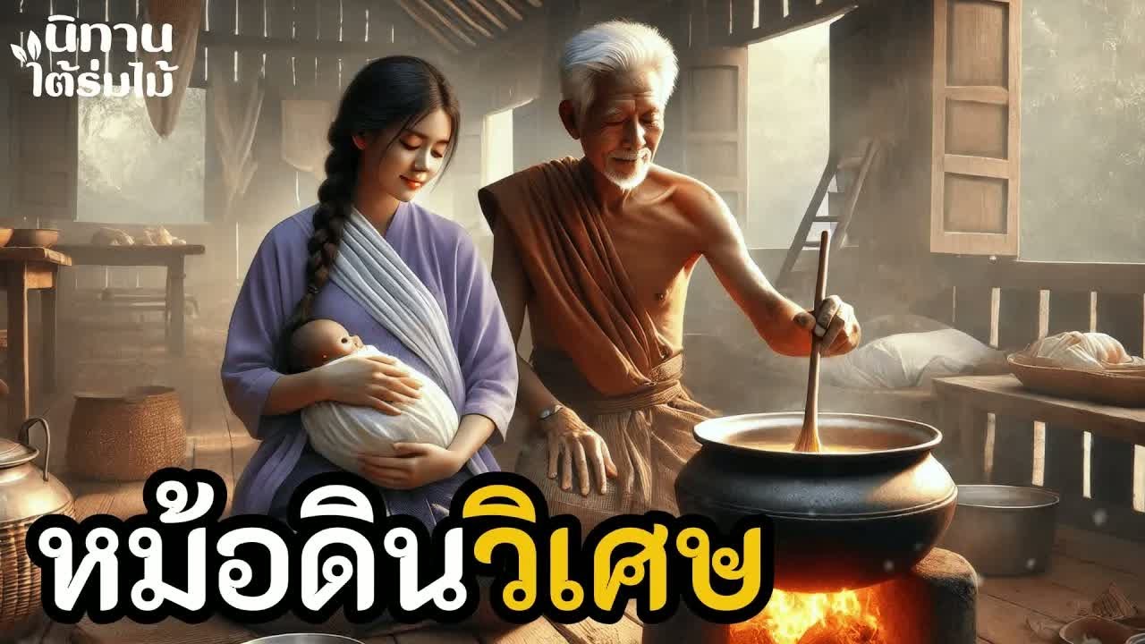 หม้อดินวิเศษ ｜ EP.196 #นิทานพื้นบ้าน #นิทานก่อนนอน #นิทานสอนใจ #นิทานชาวบ้าน