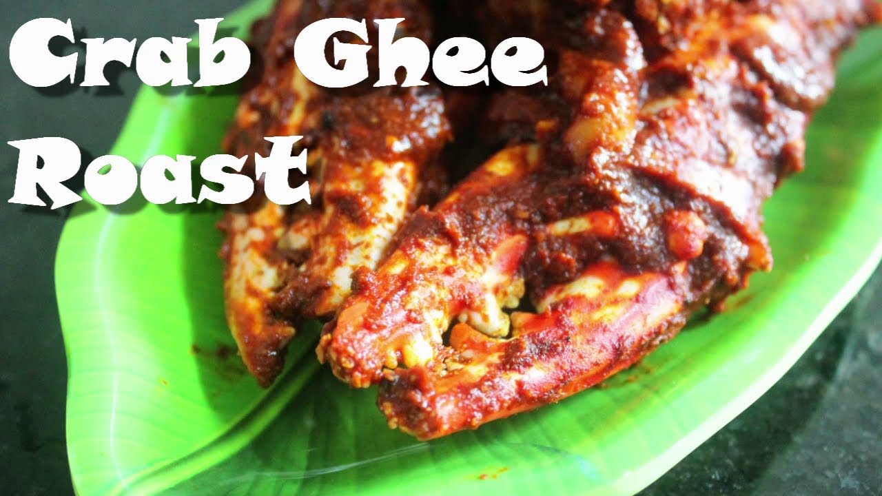 Crab Ghee Roast | Coastal Karnataka Recipe | Edible magic with Jumbo Crabs.. Yummmm!!!