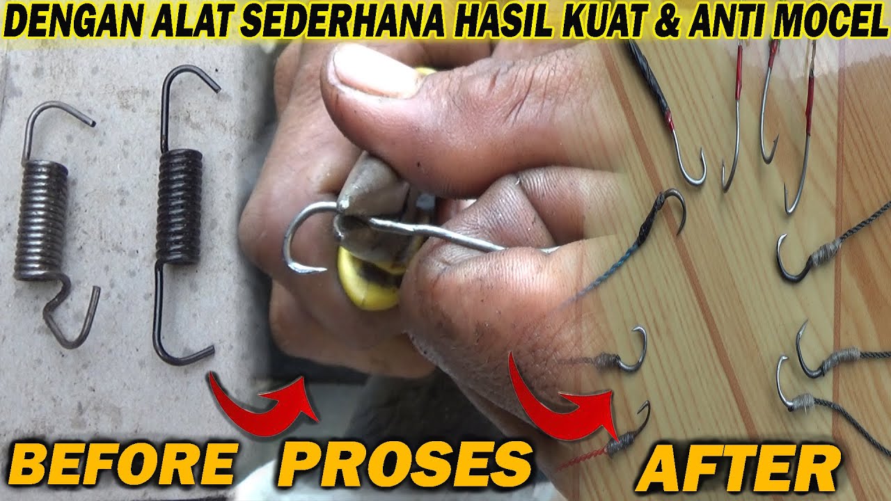 CARA MUDAH MEMBUAT KAIL BELUT KUAT TAJAM & ANTI MOCEL || ALA WELUT SQUAD