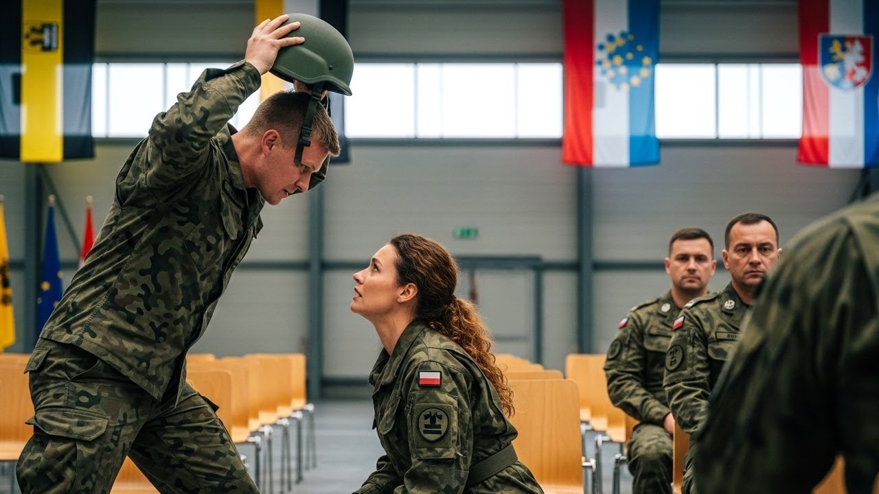 Uderzył ją w głowę — a kilka chwil później przybyli trzej generałowie, zamykając bazę