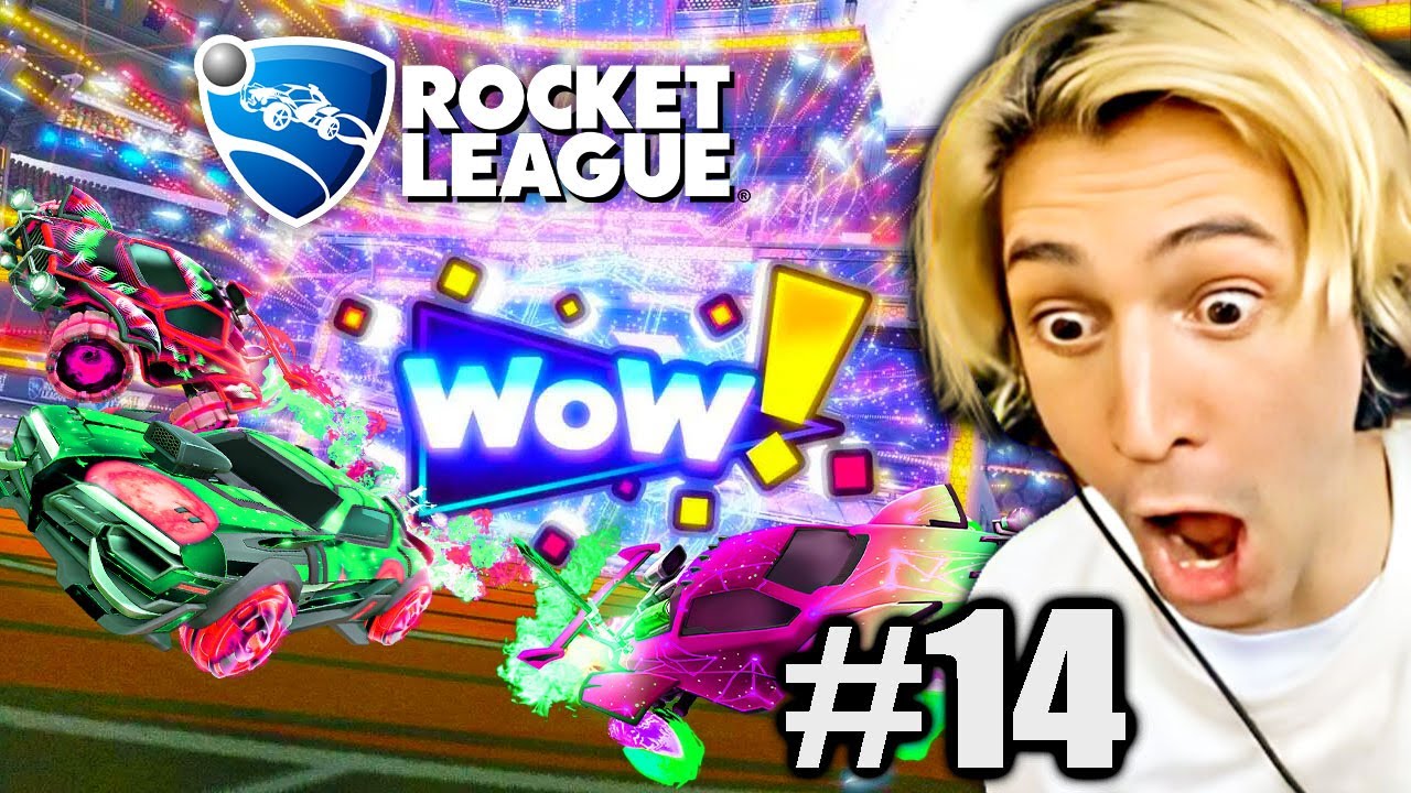 XQC MAKES PRO PLAYS IN ROCKET LEAGUE FT. JESSE #14
