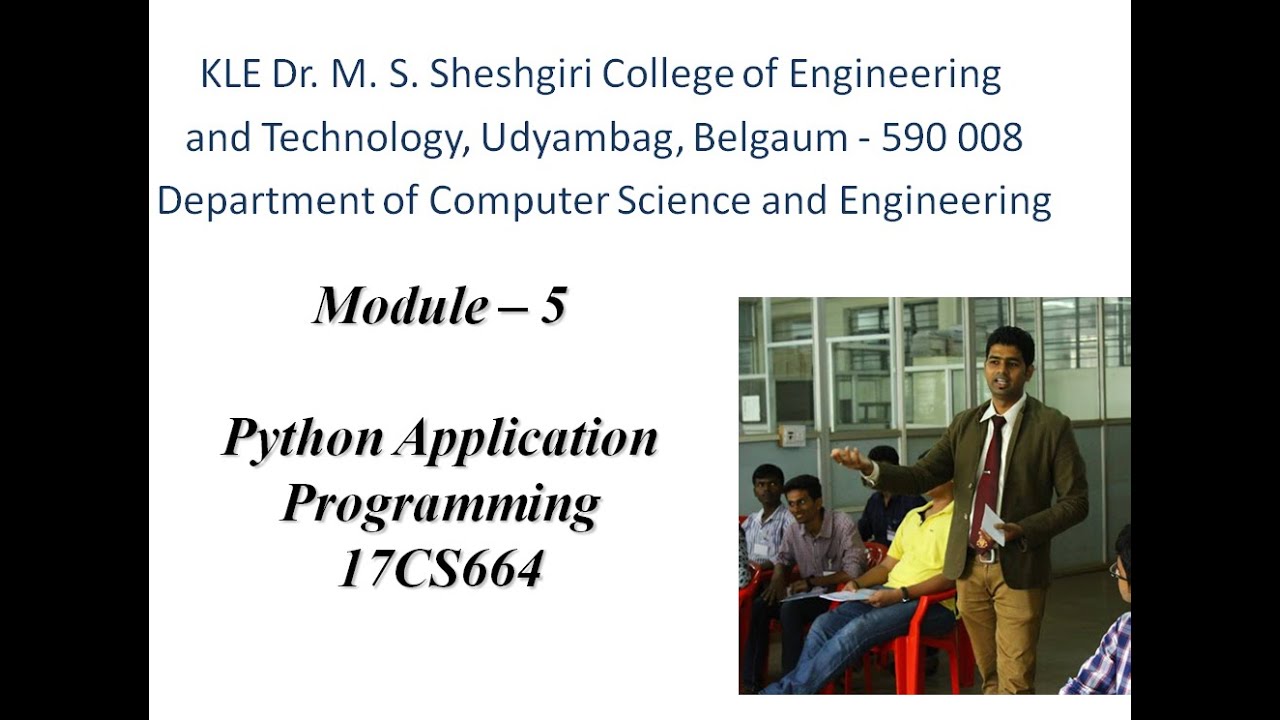 Python Module 5 4th video