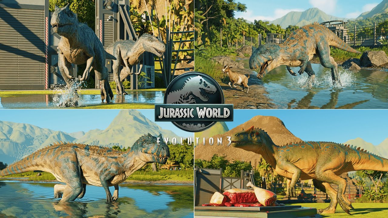 Allosaurus Complete Showcase (All Animations & Interactions) &ndash; Jurassic World Evolution 3