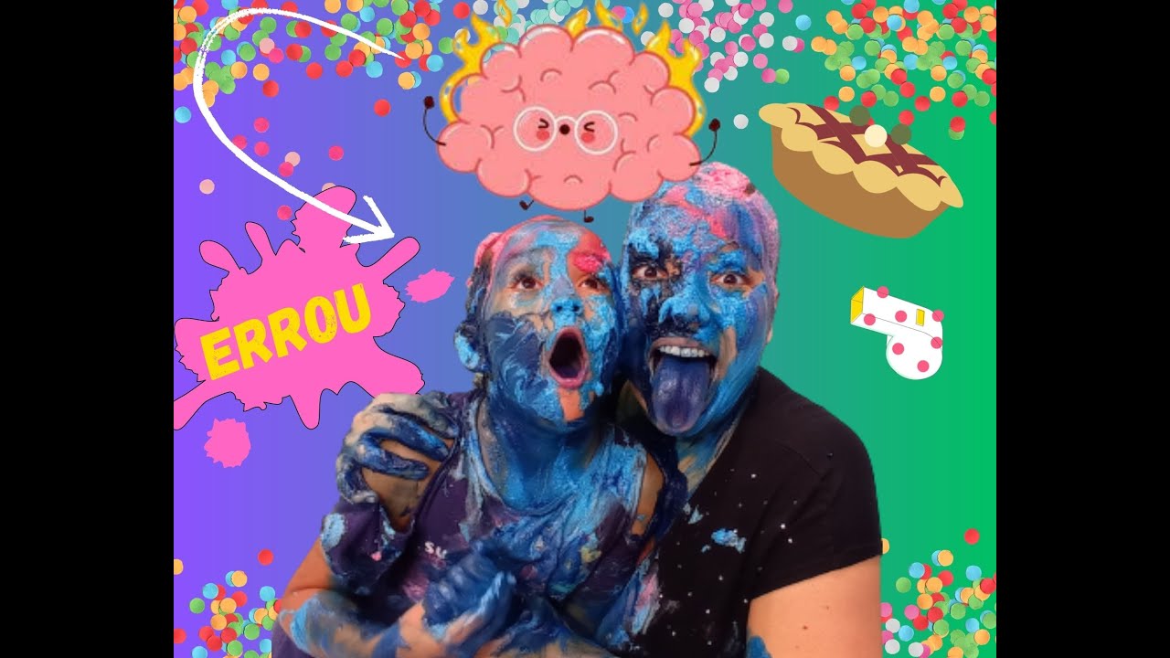 Brincadeira torta na cara