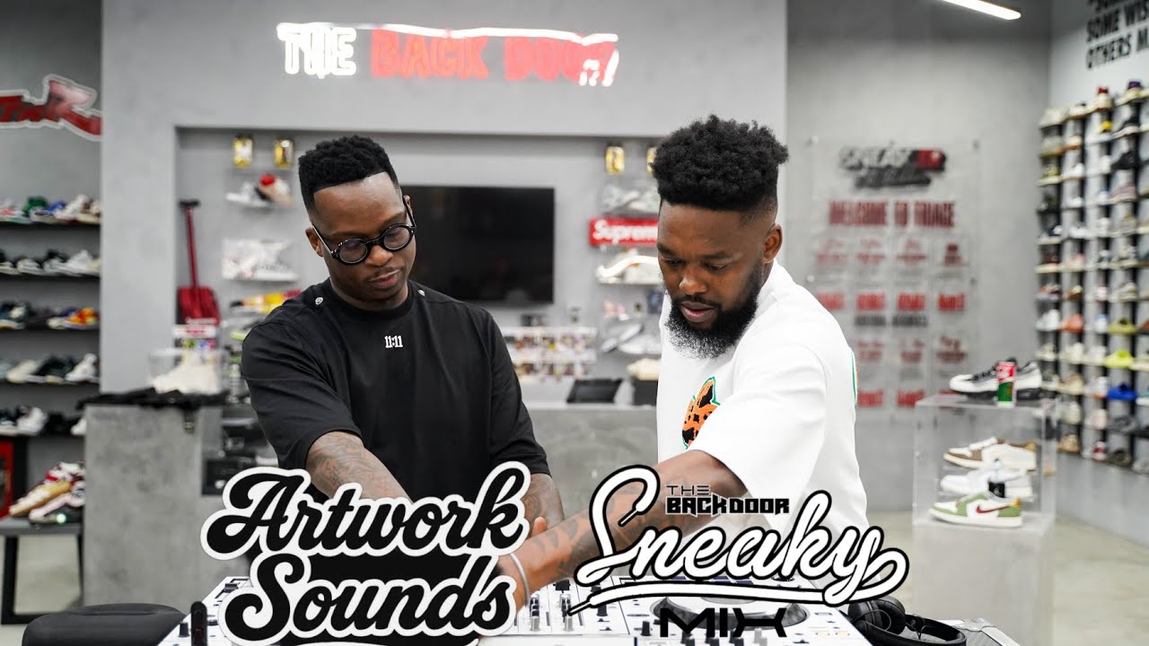 Sneaky Mix W/ Artwork Sounds Live From The Back Door 🎶 EP4 Painting With Sound