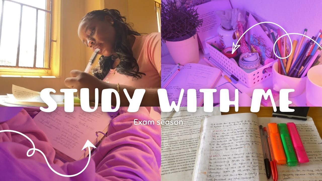 Study with me ft Exam period❤️😔