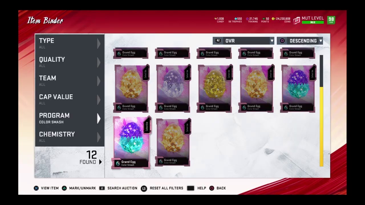 Monthly madden rewards legend