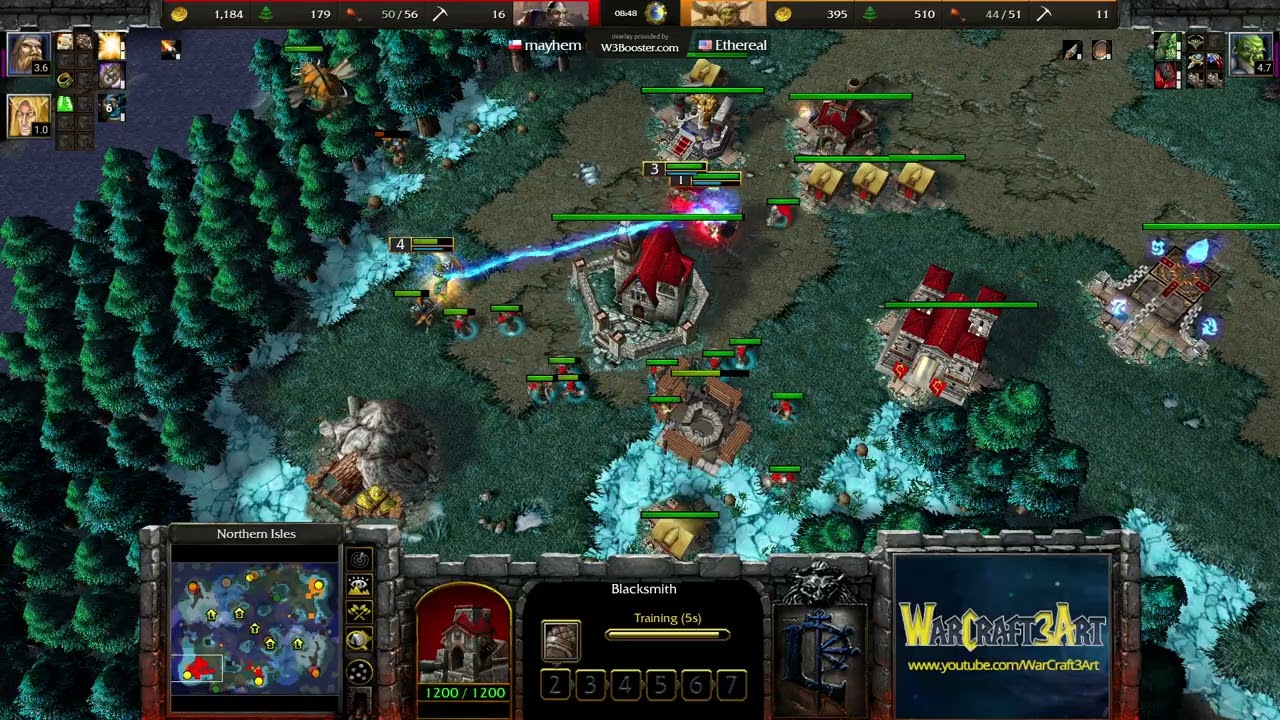 Hitman(ORC) vs Jens(HU) - Warcraft 3: Classic - RN8765