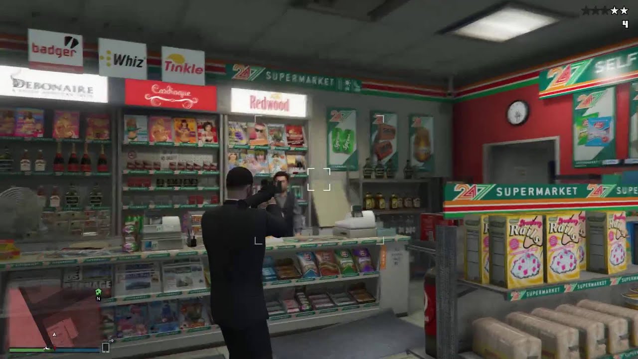 GTA V - Οι 6 καλύτεροι τρόποι να κλεψετε ένα μαγαζί!!