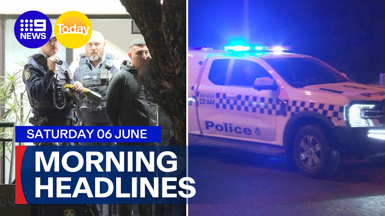Man in serious condition after home invasion; Pedestrian fighting for life | 9 News Australia