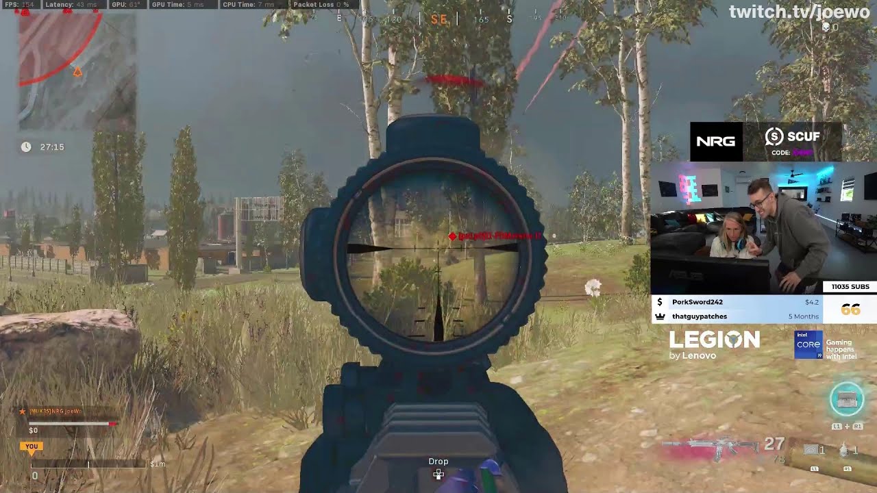 JOEWO'S SISTER IS A DEMON AT WARZONE🤣