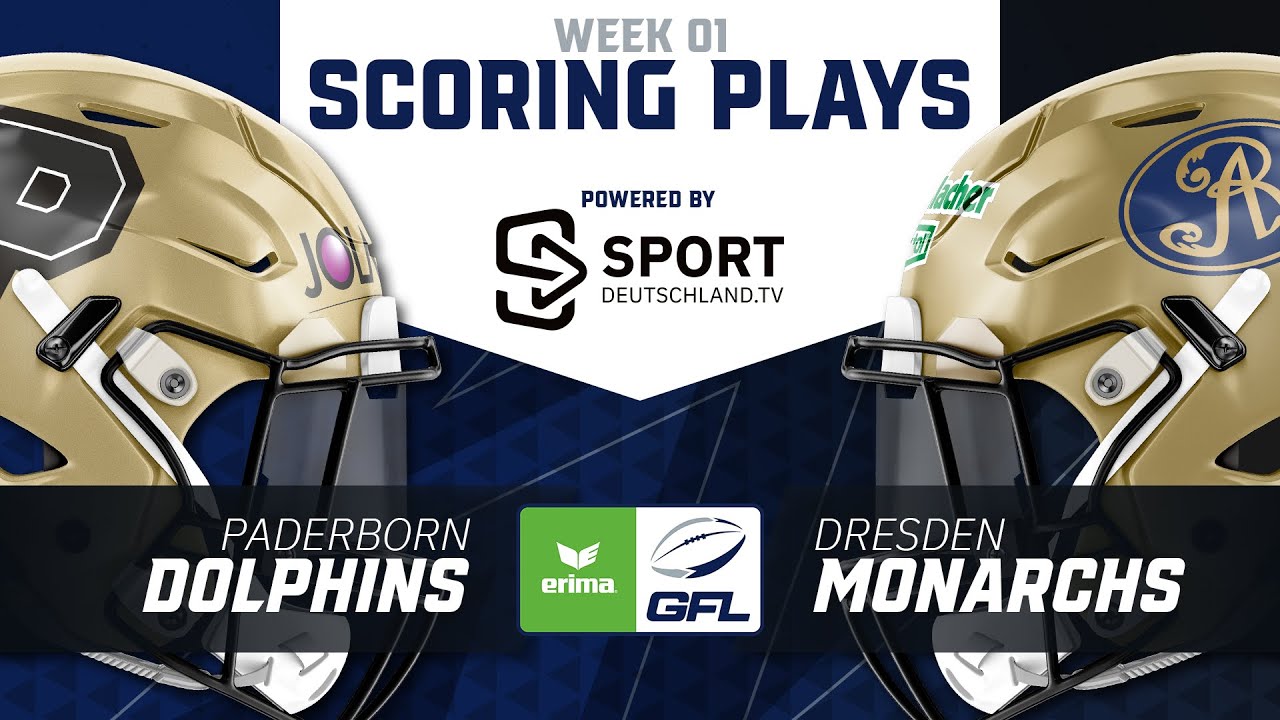 Paderborn Dolphins vs. Dresden Monarchs | Highlights - ERIMA GFL, 1. Spieltag | SDTV