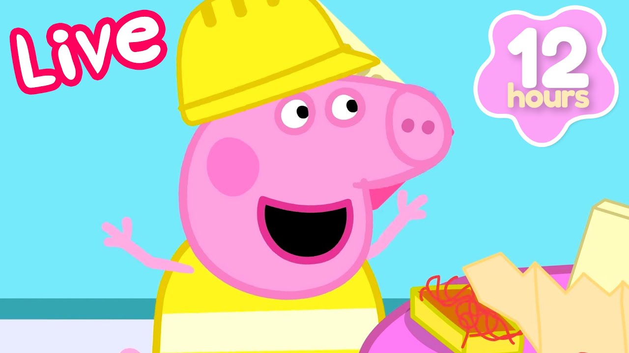 🔴 LIVE! Peppa Pig's Learning Adventures! 🍦 Peppa's Playgroup: Little Learners 🐷 Kids Cartoons