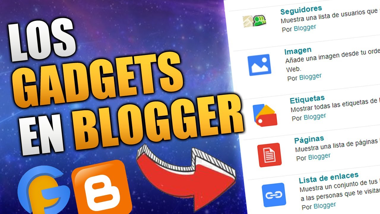Gadgets en Blogger: Cómo Agregar, Eliminar y Cuáles son los más Usados ⛔ Gabriela Peengler