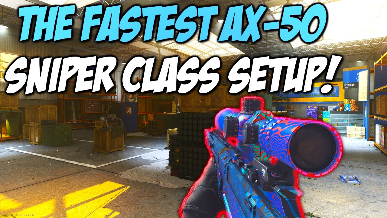 The FASTEST AX-50 Sniper Class Setup on Modern Warfare!