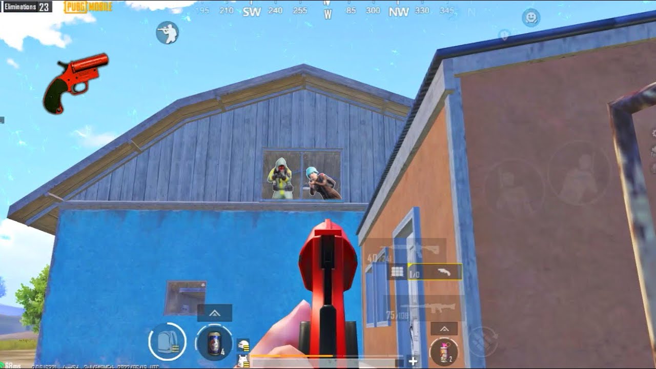 CAN I KILL ENEMIES with a FLARE GUN?😱Pubg Mobile