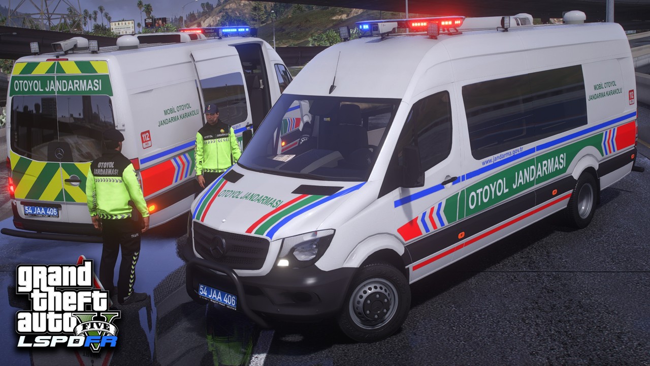 MOBİL KARAKOL DEVRİYESİ !! - OTOYOL JANDARMASI - GTA 5 LSPDFR
