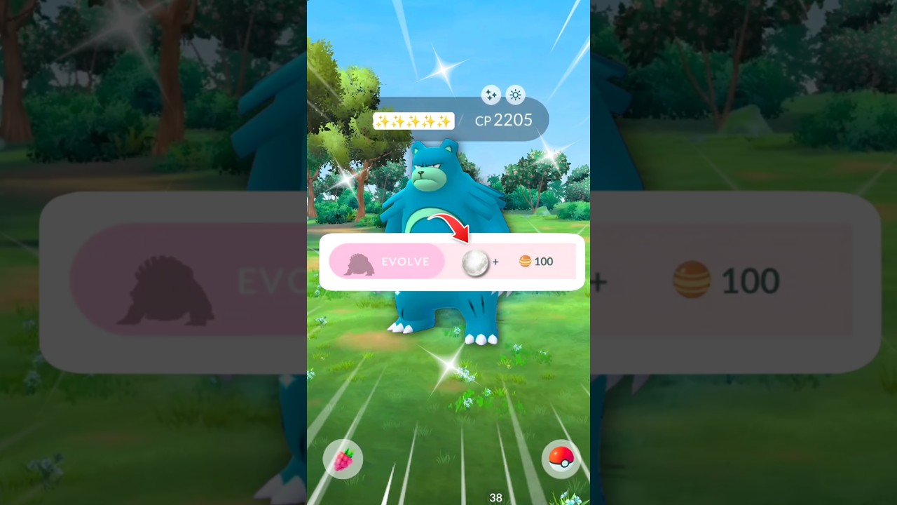 This Big Shiny need Full moon To evolve #shorts #evolve #moon #ultragoo #catch #game #lucky