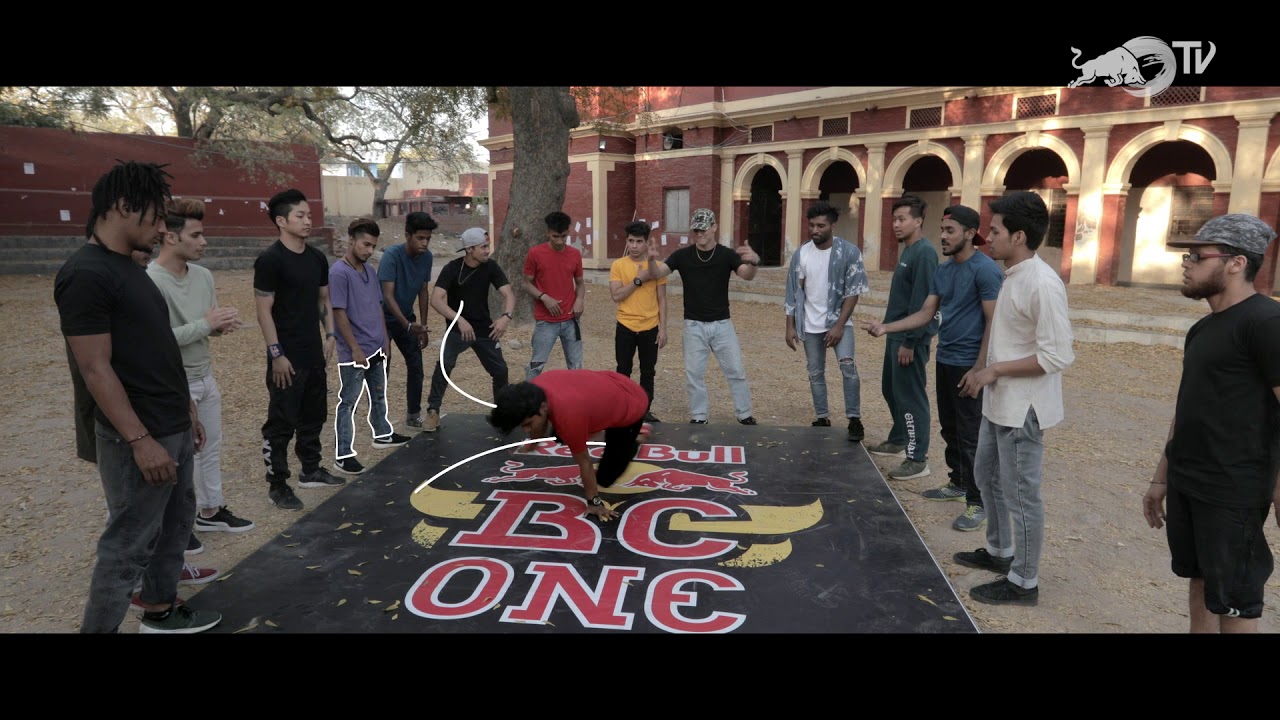 The Red Bull BC One All Stars celebrate breaking on the streets of India