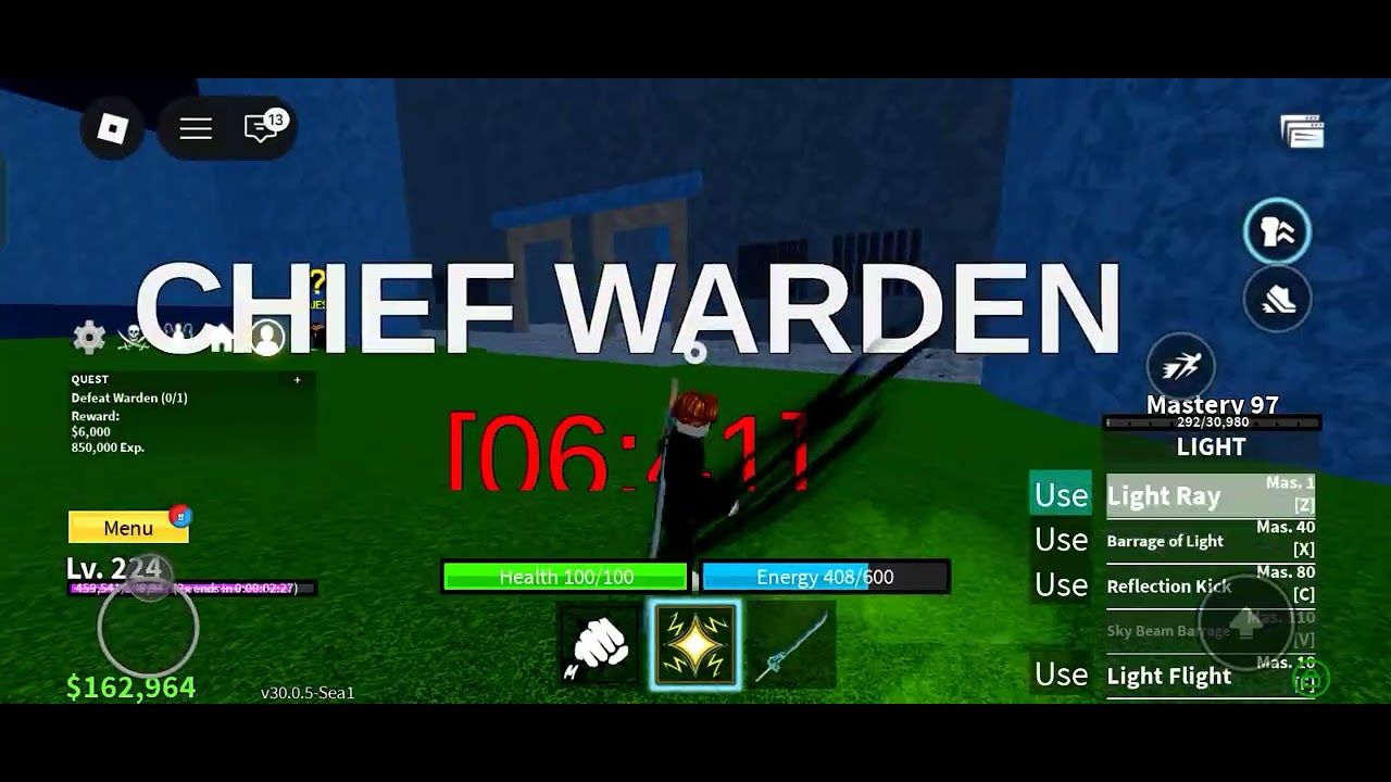 Trying to level up in blox fruit (part 18) | Roblox 