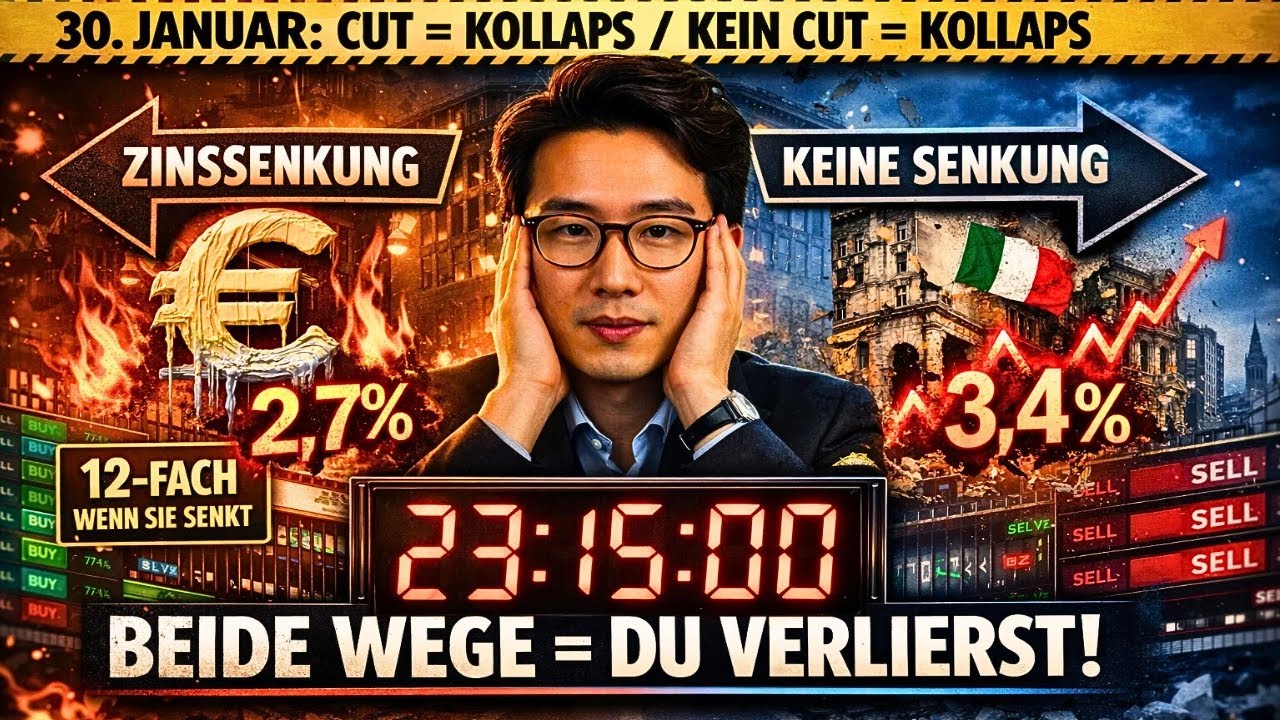 LAGARDE LÜGT: 'Keine Cuts geplant' – Aber Insider wetten auf Panik-Senkung am 30. Januar