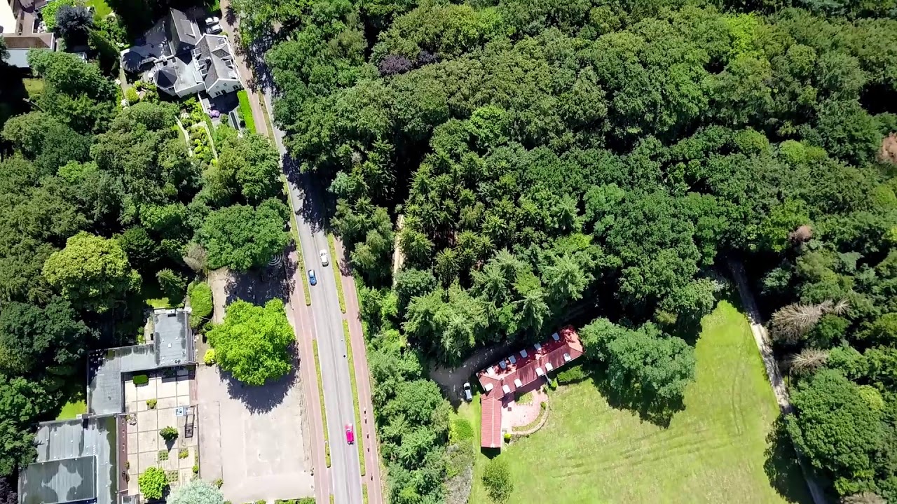 Dronen over Berg en Dal, Nederland.
