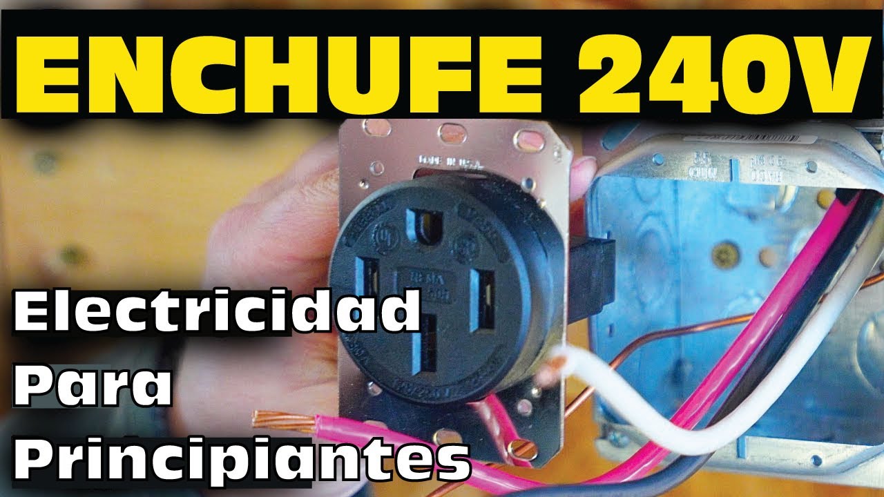 Instalar Tomacorriente 240V en Garaje | Cargador EV, Soldador y Estufa (Hubbell 14-50)