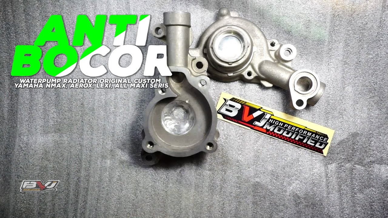 Review Waterpump Custom Radiator Eksternal Yamaha Nmax, Aerox, Lexi, all Maxi series (COR dan ORI !)