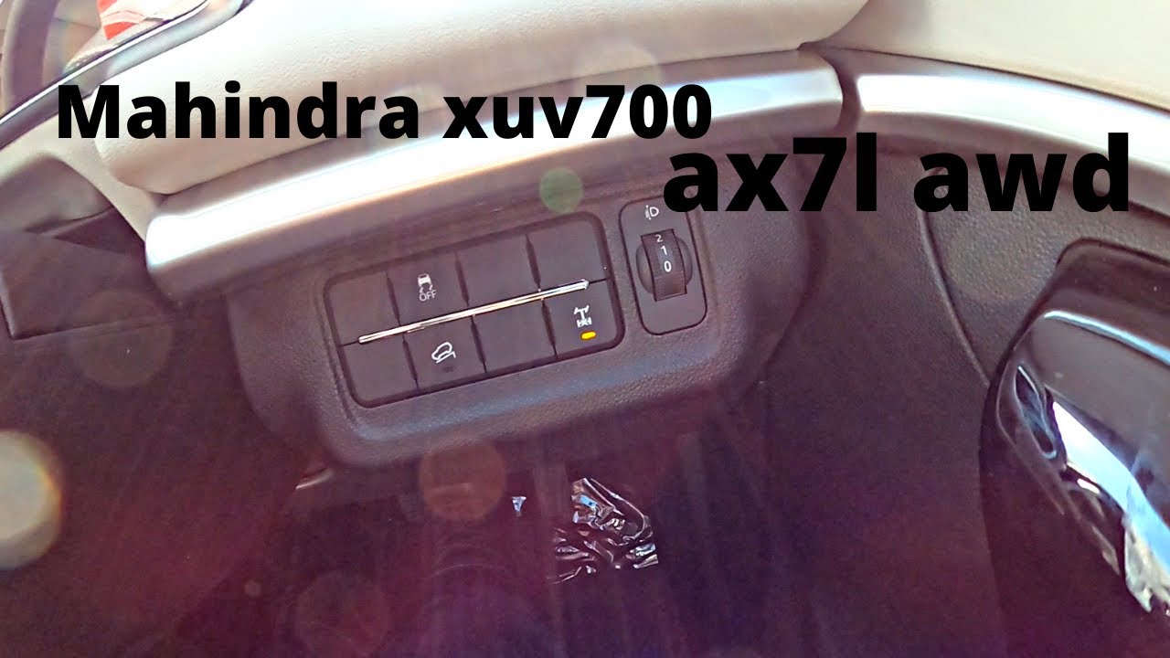 Mahindra xuv700  ax7l AWD walk around and special button feature | tutorial