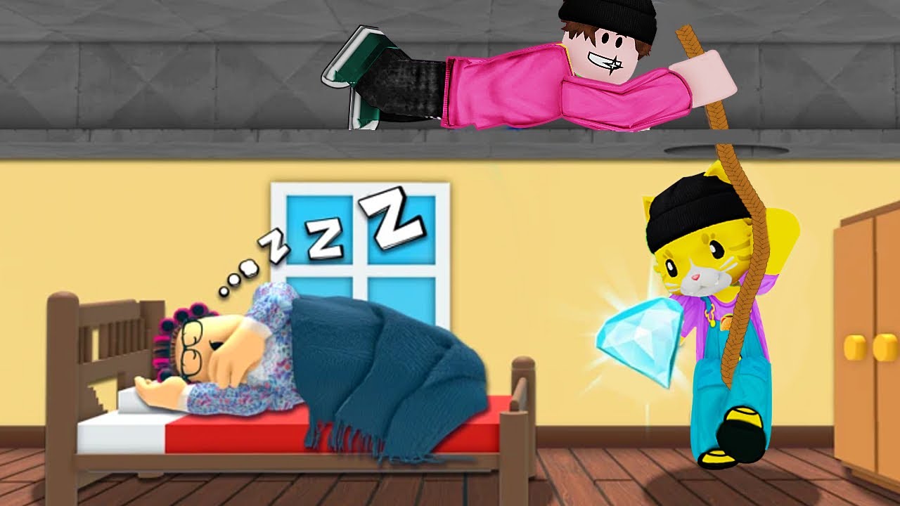 ROBAR CASAS con ROBI es MUY DIVERTIDO 😹 ROBLOX