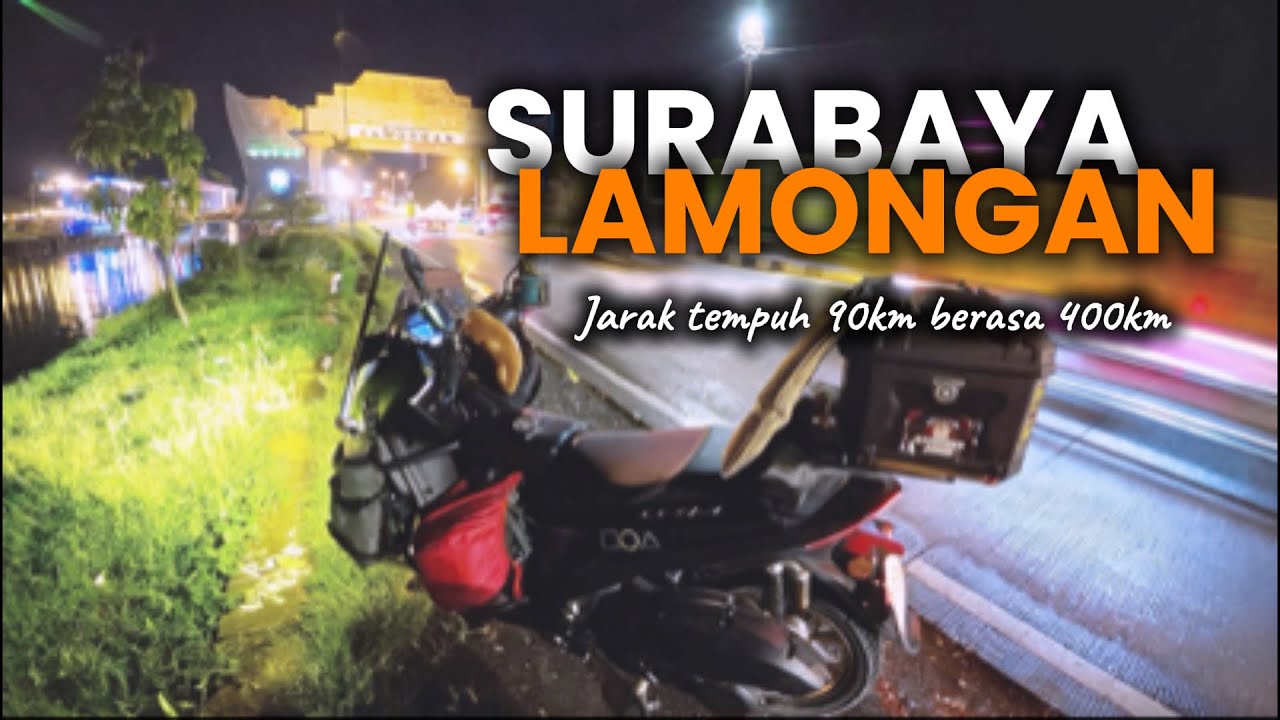 EPS. 3 | LINTAS GRESIK-LAMONGAN MELEWATI JALUR TRONTON & TRUK BESAR | #NGIDERIDE #motovlog #touring