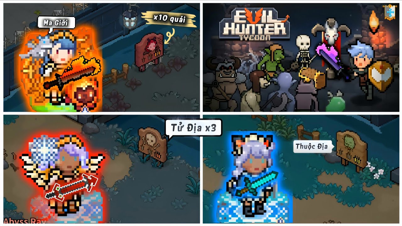 Hướng Dẫn Build Đồ Và Chia Đều 3 Map Cx30 Hiệu Quả | Evil Hunter Tycoon