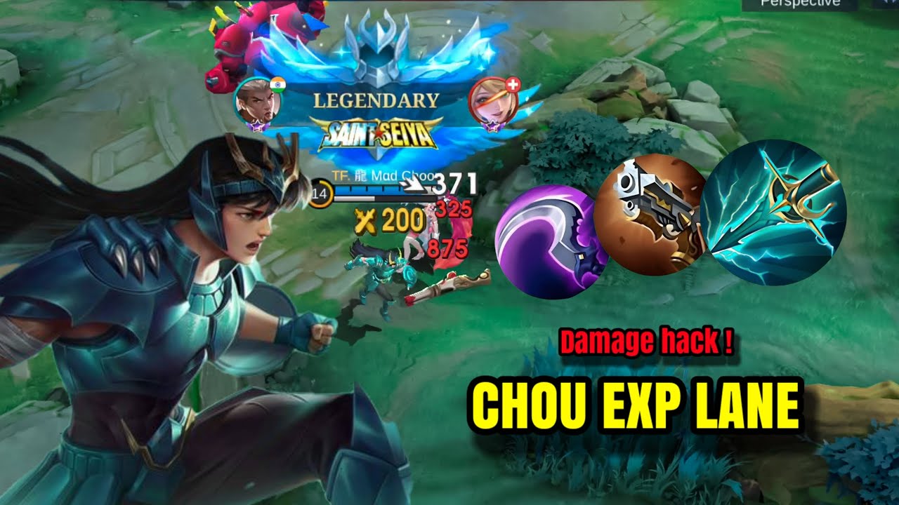 EXP Lane Chou Damage Hack | One Punch Knockouts & Pro Outplays 