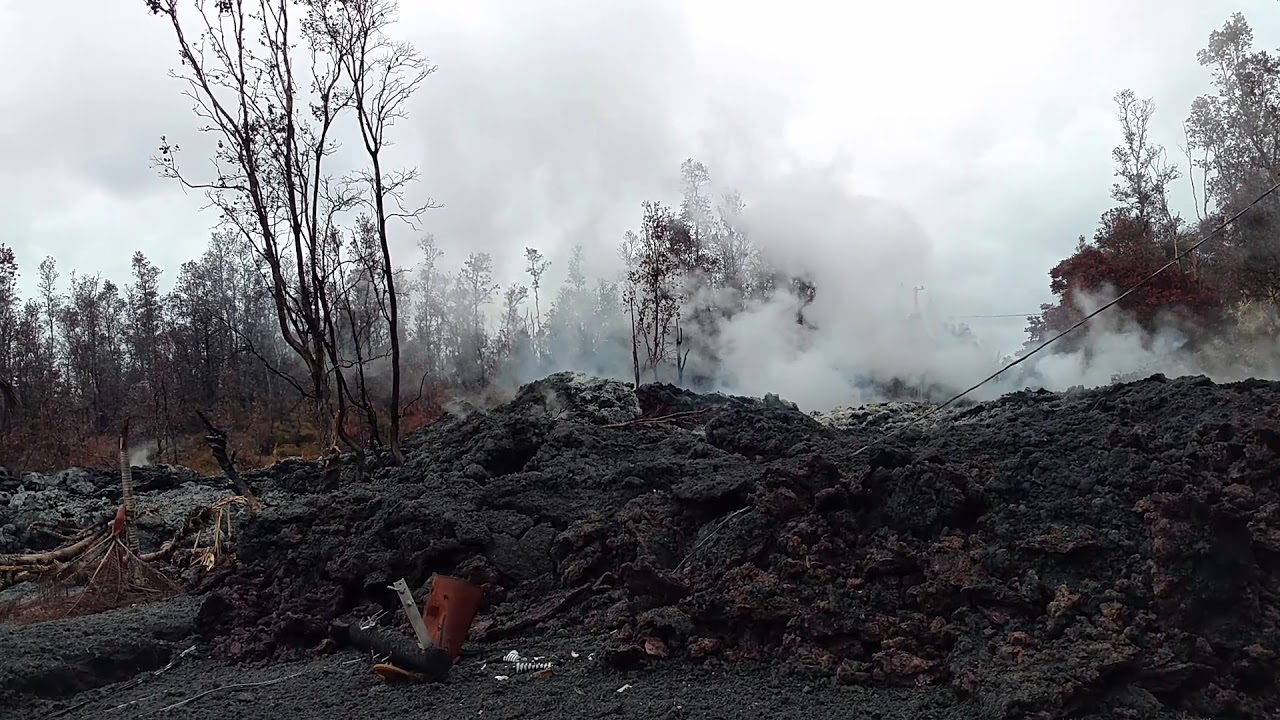 No active lava flow update Leilani Estates 2:33 p.m. May 10th 2018