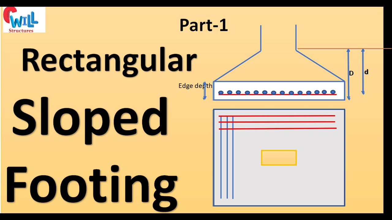 Design of Sloped Isolated Footing: Part-1
