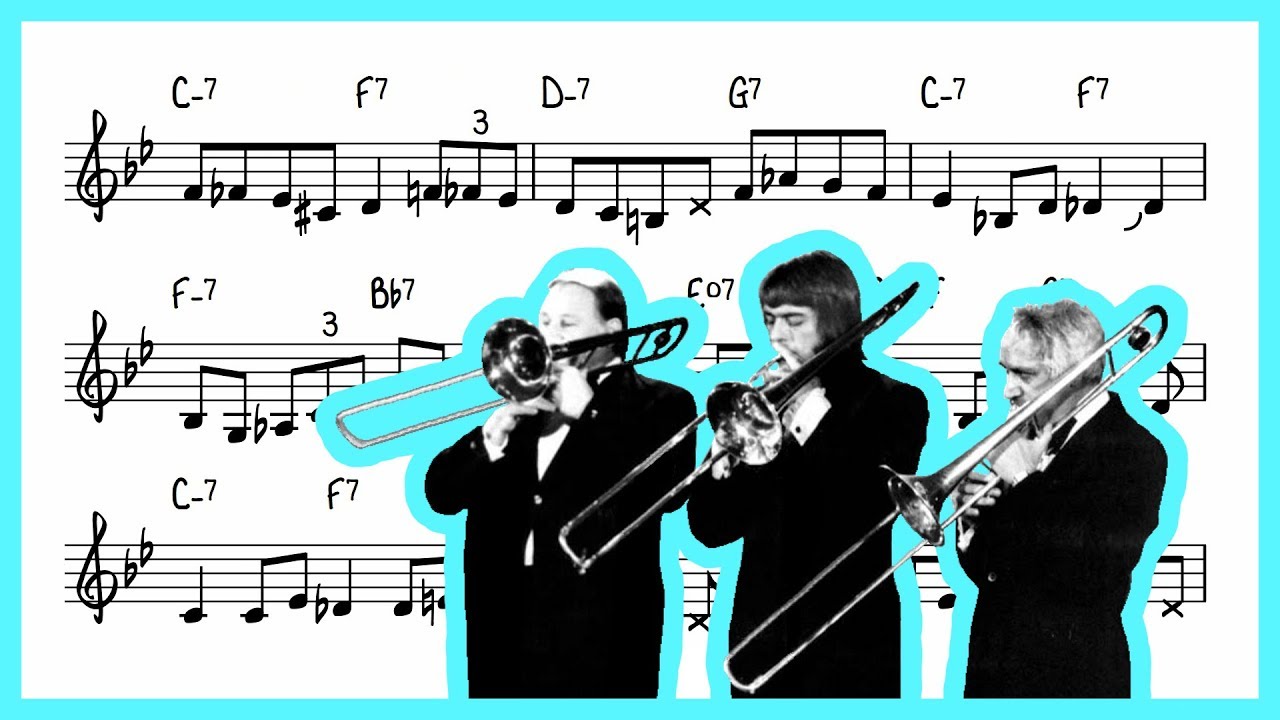 [JAZZ] Cotton Tail, Rhythm Changes (Solos & Chords) - Carl Fontana, Bill Watrous & Frank Rosolino