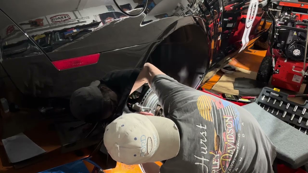 Installing the Rotor, Caliper bracket, pads and cailper.