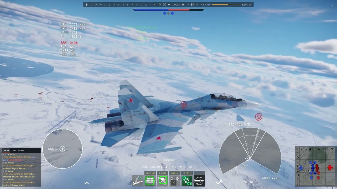 Su-30SM2 14킬 1어시 0데스