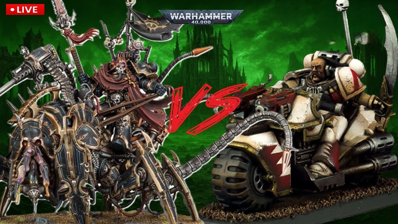 𖤓Chaos Marines(Pactbound) vs ⚡White Scars(LAG) Warhammer40k (TTS)!