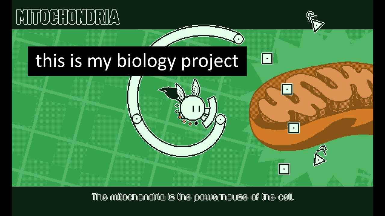 i made a beatblock level for a bio project (world.mp3 by Eraser)
