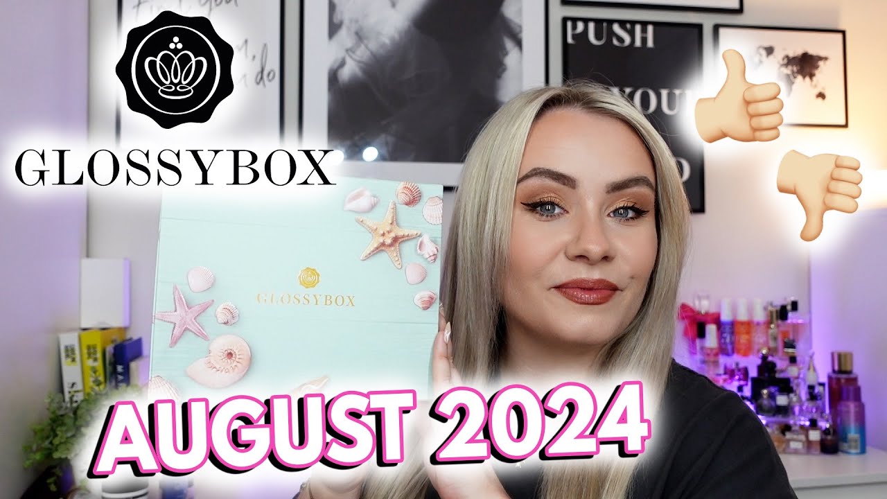 GLOSSYBOX AUGUST 2024 UNBOXING & DISCOUNT CODES 💵   MISS BOUX
