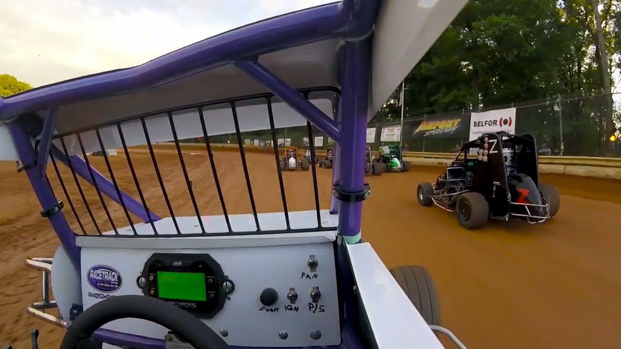 Nicole Corbin Hyper 600cc Wingless Micro Sprint at Airport Speedway 9/7/24