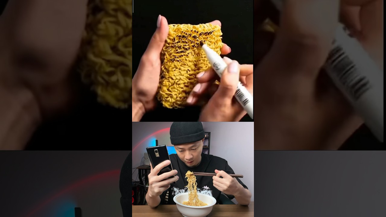 Does instant noodles leave writing? #dthacks92 #lifehacks #tips #hack #hacks #tipsandtricks #tricks