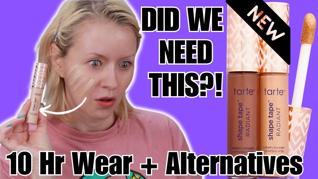 TARTE Shape Tape RADIANT CONCEALER Review + 10 HOUR WEAR TEST