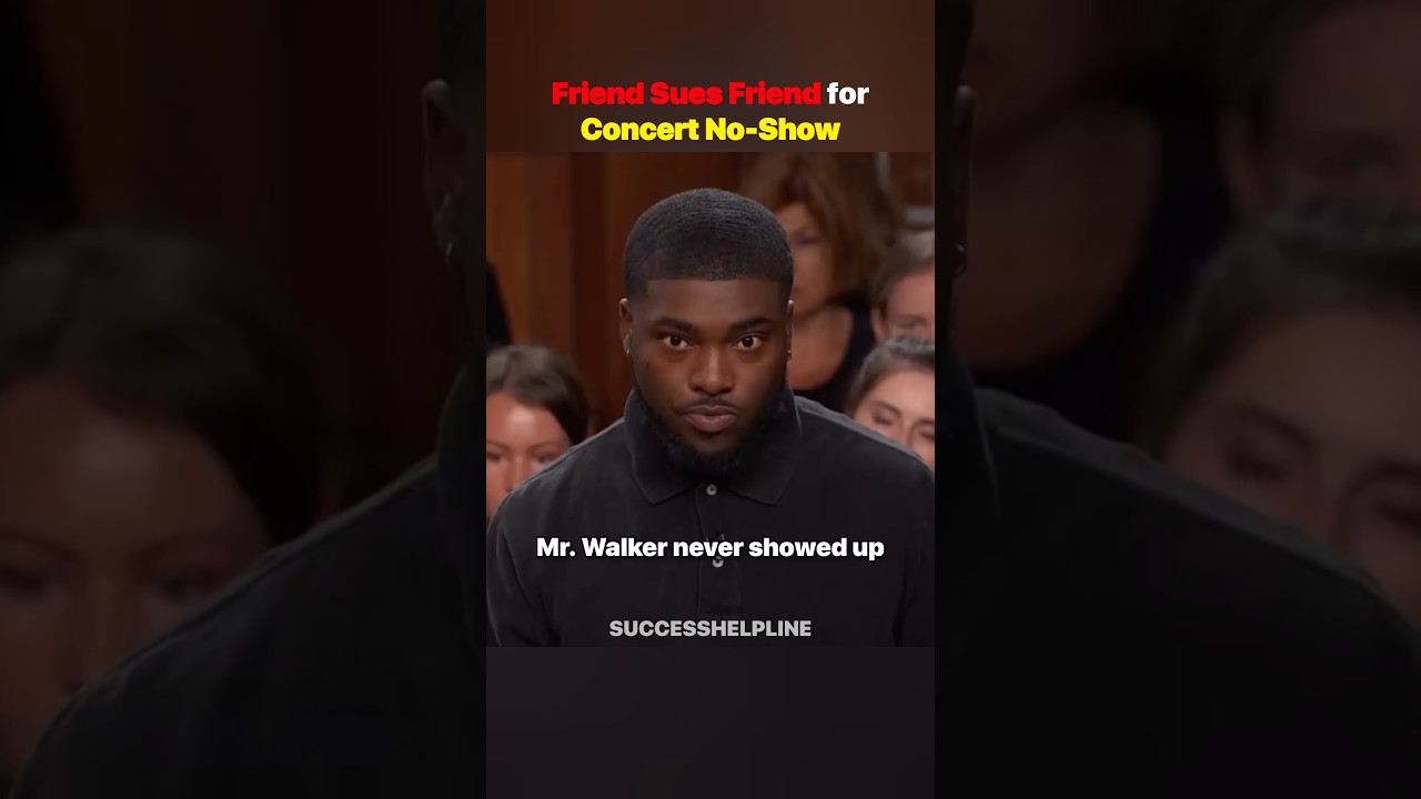 Freind Sues Freind for Concert No-show 😱😱 #shortsfeed #ytshorts #fyp