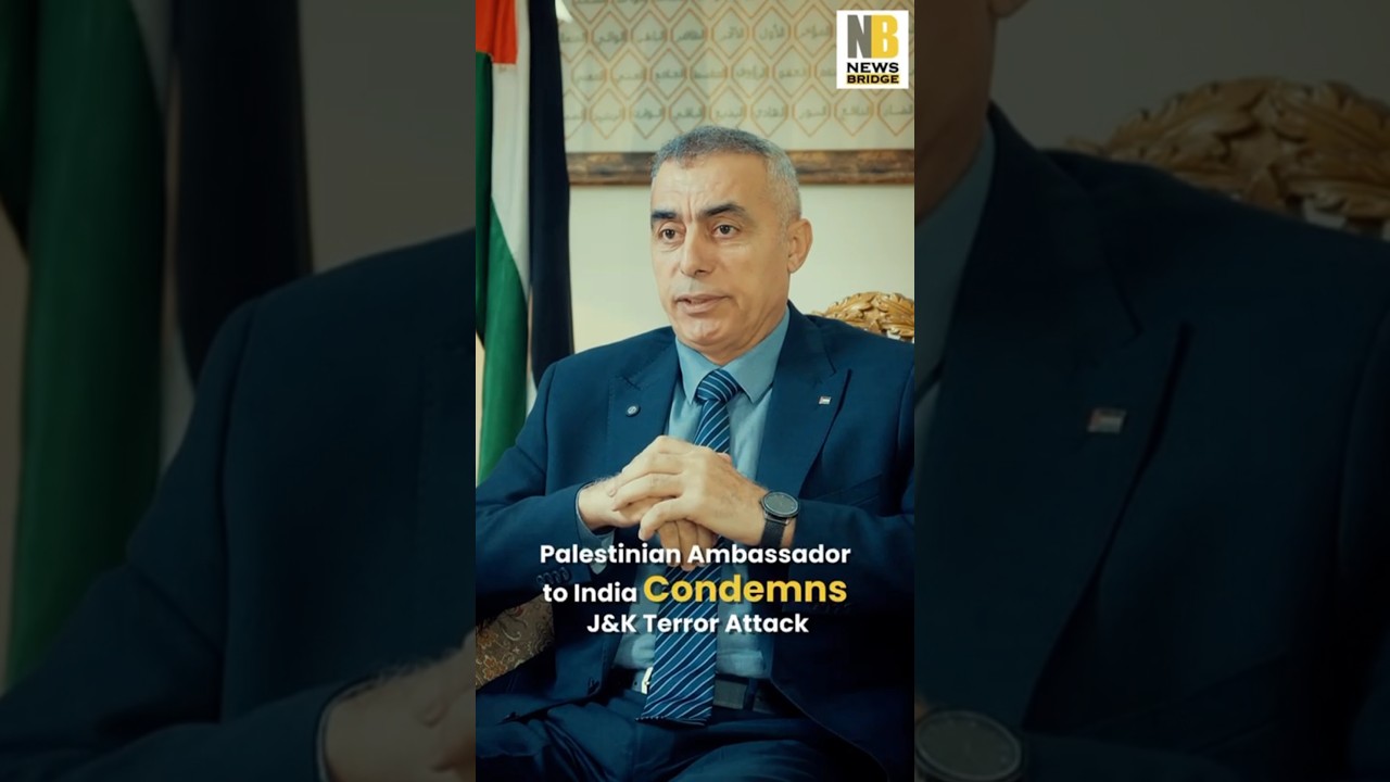 Palestinian Ambassador to India HE Abdullah Abu Shawesh condemns terrorist attack in J&K #palestine