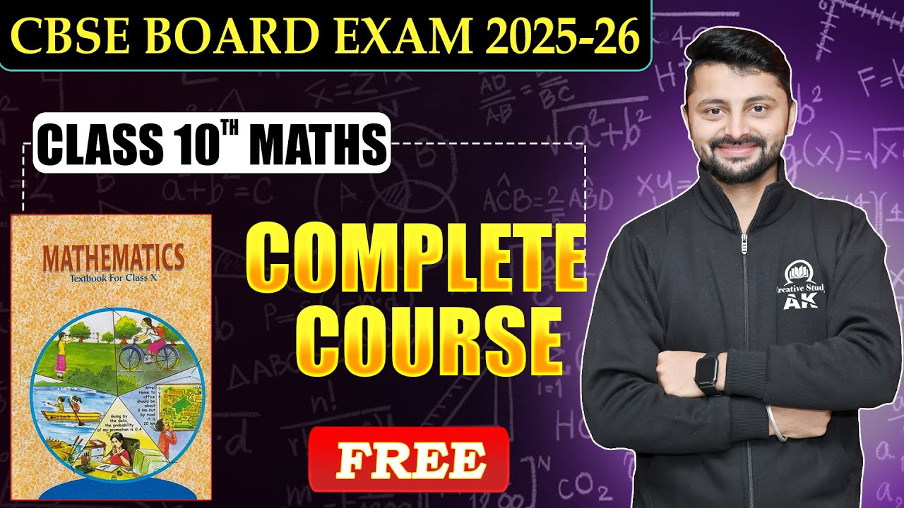 Class 10 Complete Course | Complete CBSE Syllabus of Class 10 | Session 2025-26 | By Ak Sir
