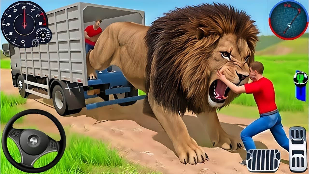 Игра Animal Cargo Truck Driving Game 3D - Animal Transport Cargo Truck 2026 - для Android.