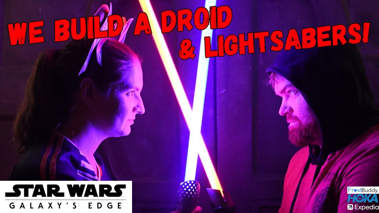 We Build a Droid & Lightsabers! | Galaxy's Edge