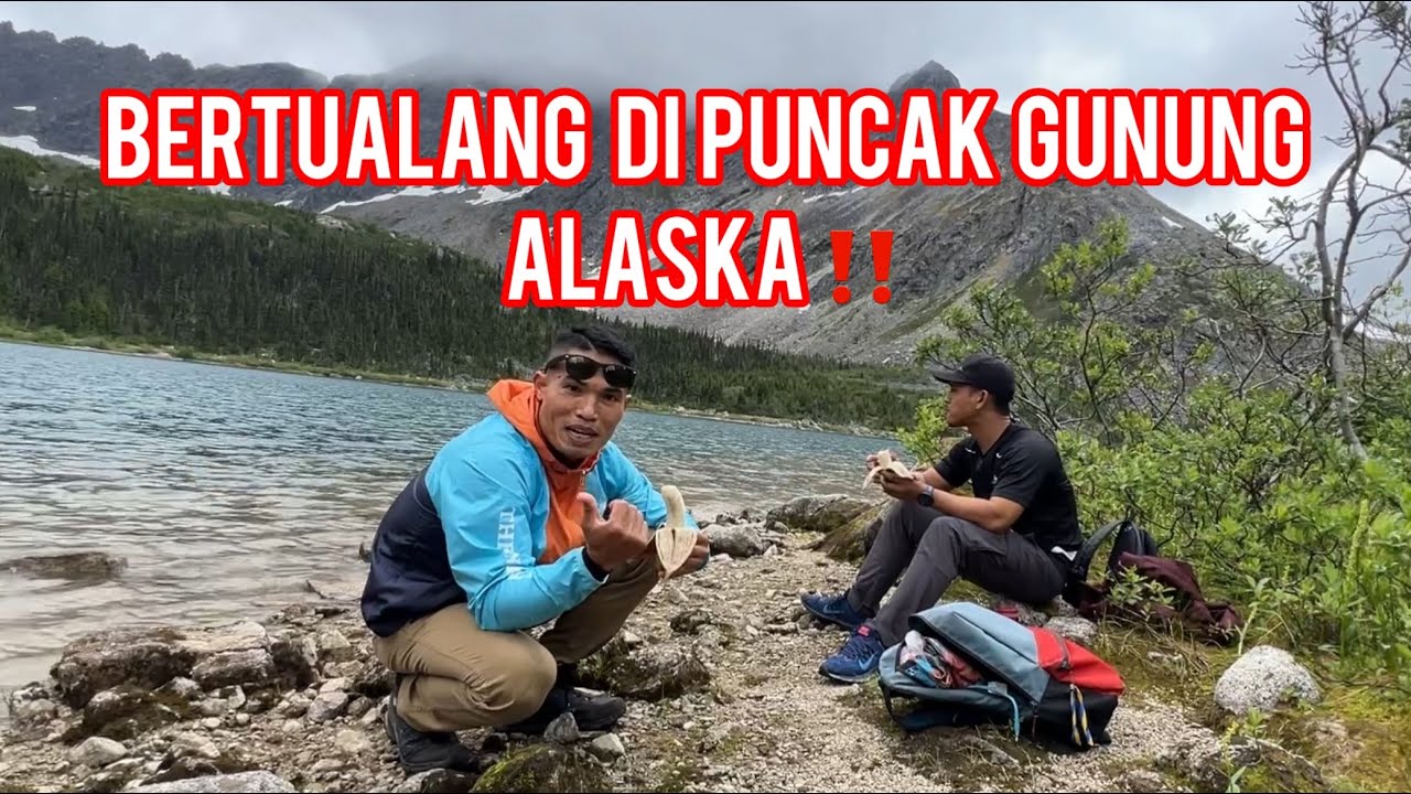 ADA DANAU DI PUNCAK GUNUNG ALASKA ‼️ HATI HATI BERUANG